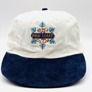 Vintage Pro Staff Ski Club Hat Cap Long Duck Bill Rare 90s